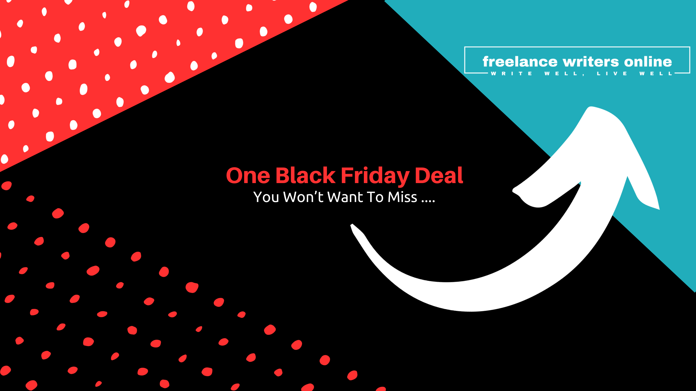 Image says "One Black Friday Deal You Won't Want To Miss