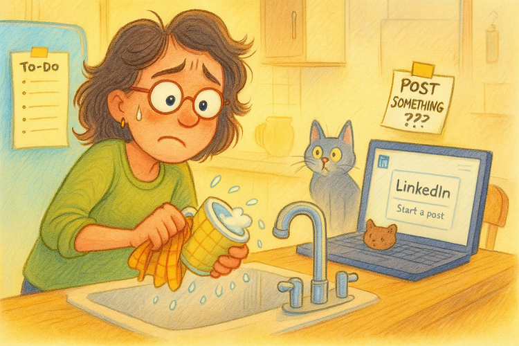 For Writers Who’d Rather Do Dishes Than Post on Social Media (But Still Want Clients)